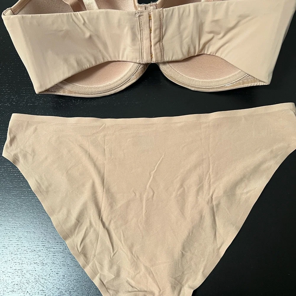 ThirdLove Soft Beige Bra and Panty Set - Picture 2 of 4